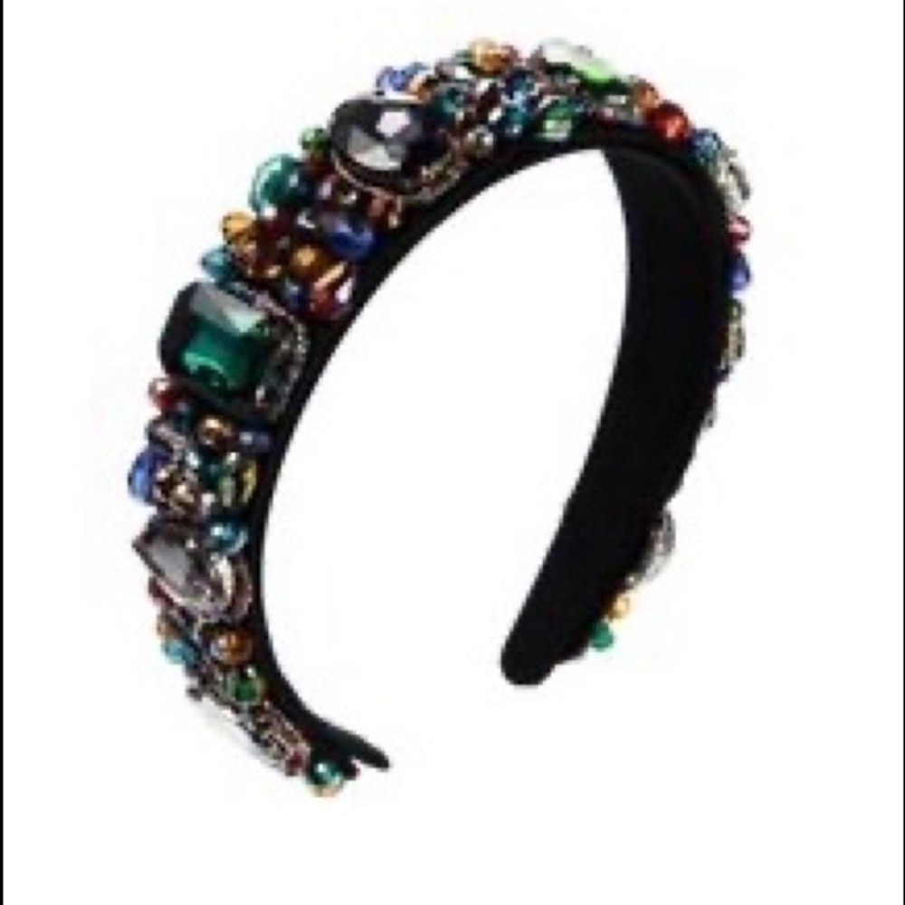 NEW! Crystal embellished headband.